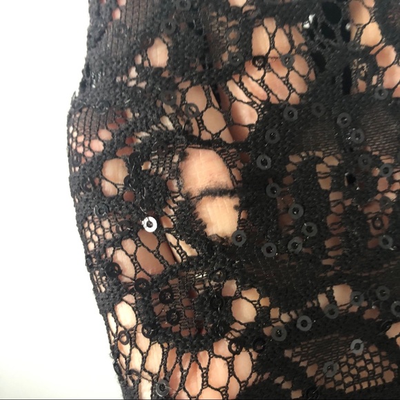 Jessica Long Sleeve Lace Black Dress, size 6 - Picture 13 of 13